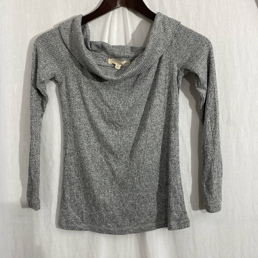 Rewind Cowl Neck Pullover Sweater